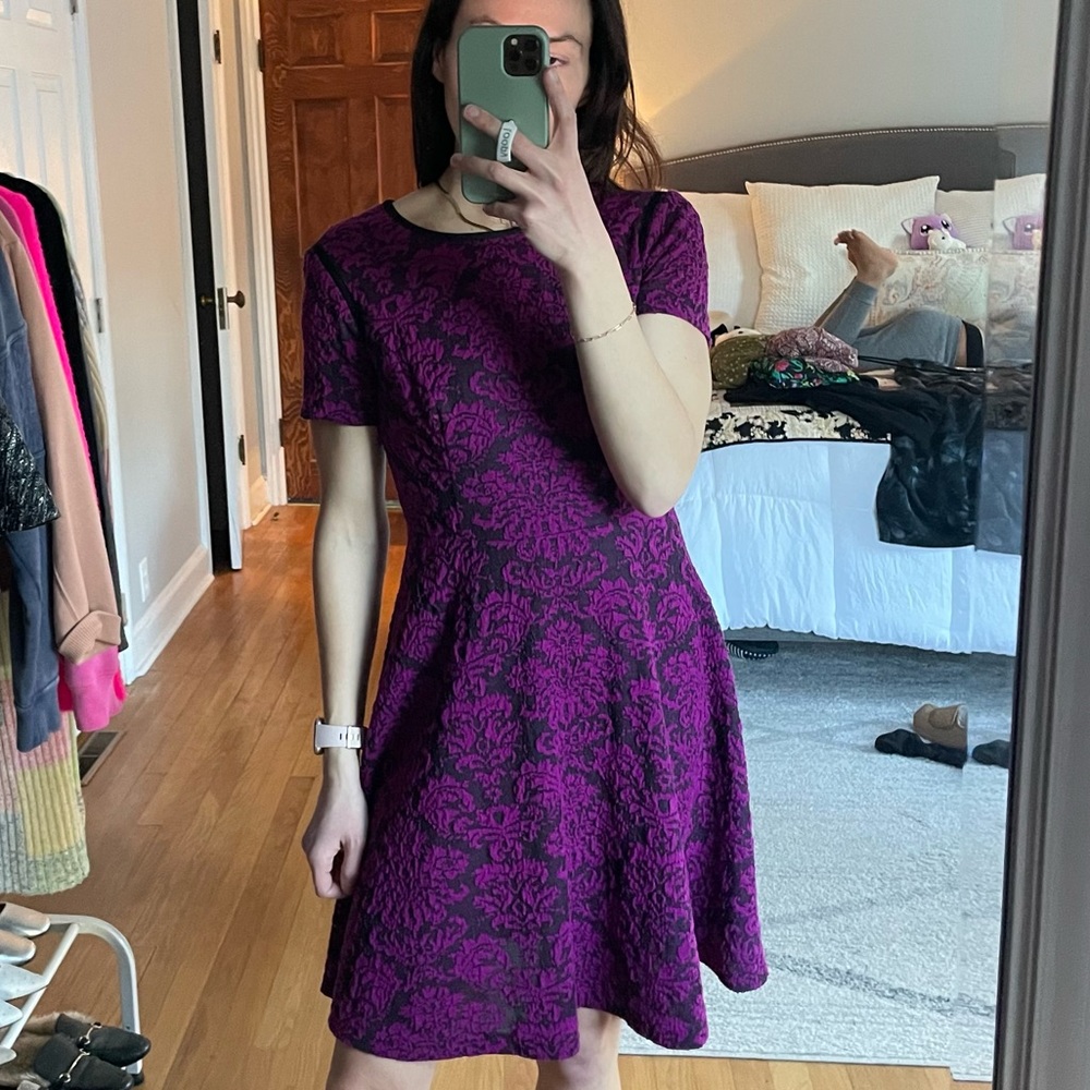 Stitch Fix Pink Textured A line Dress size 2 Wisp